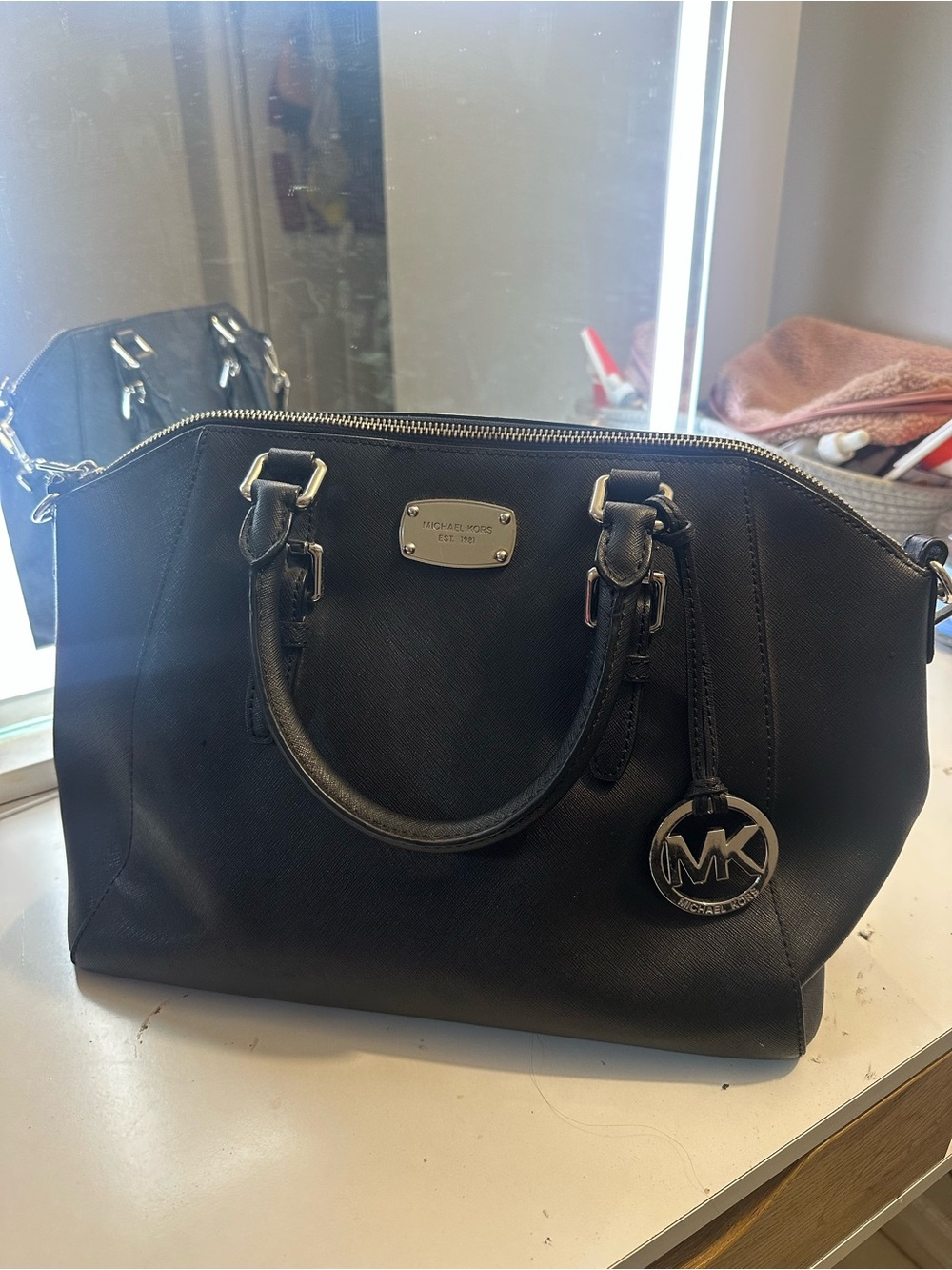 Michael Kors Black Ciara Large Satchel
